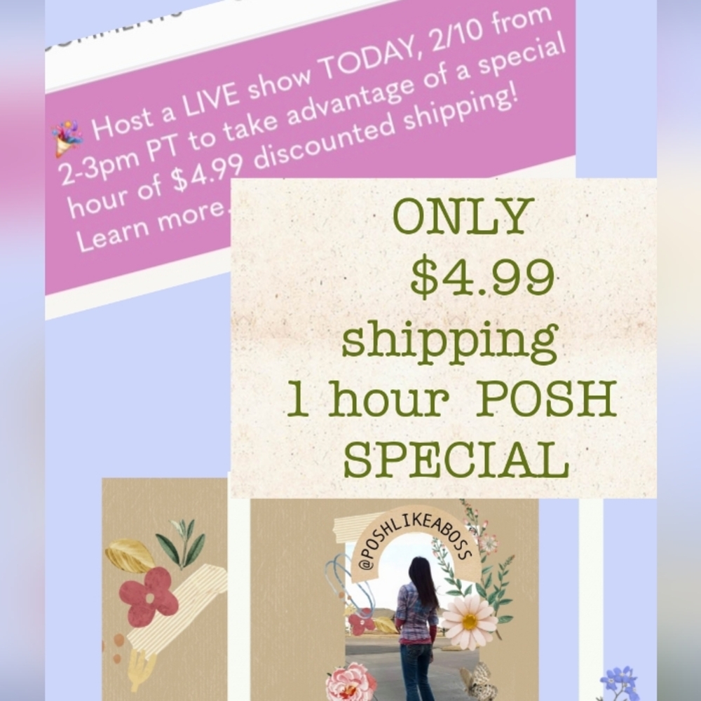 🚨@POSHLIKEABOSS Is Live NOW! COME Grab These DEALS, Say Hi Posh FAMILY💖 - Picture 4 of 17